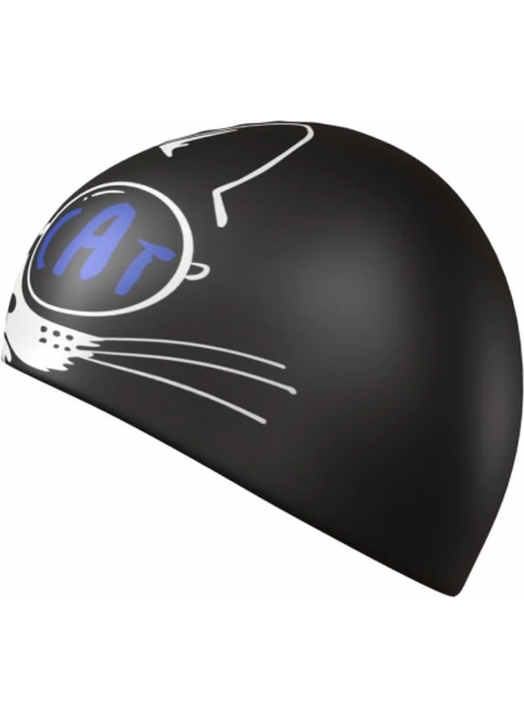 Mad Wave Spy Cat Silicone Children's Bonnet 6-12 Years