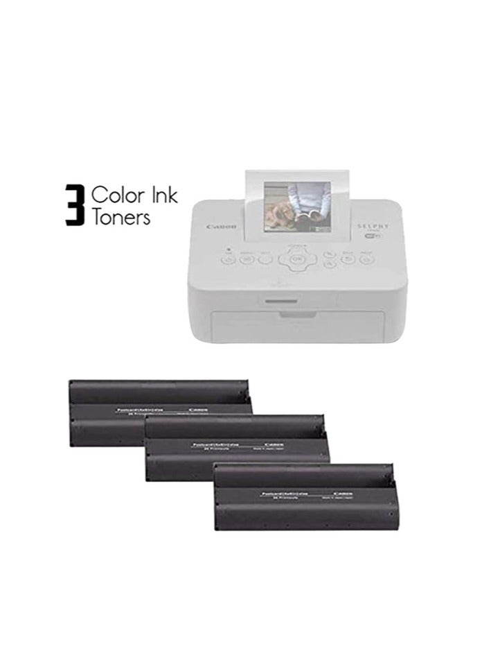 Canon Canon KP-108IN Color Ink Paper Set for Canon Selphy CP910/CP810 Photo Printer, 108 Sheets, White - Image 3