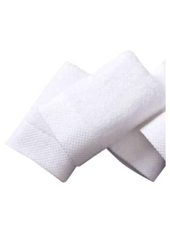 MahMir Luxury White Bath Towels Large - Circlet Egyptian Cotton | Highly Absorbent Hotel spa Collection Bathroom Towel | 70*140cm | (White, Pack of 2 Towels)  - Image 2