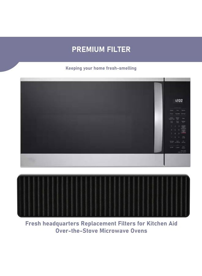 Ontheone PVM9005SJ8SS Microwave Charcoal Filter Replacement Compatible with GE Microwave PVM9005SJ8SS JVM7195SK6SS PNM9216SK5SS JVM7195EK5ES JNM7196SK6SS JNM7196DK5BB JVM7195DK5WW JVM7195SK6SS, 2 Pack - Image 4
