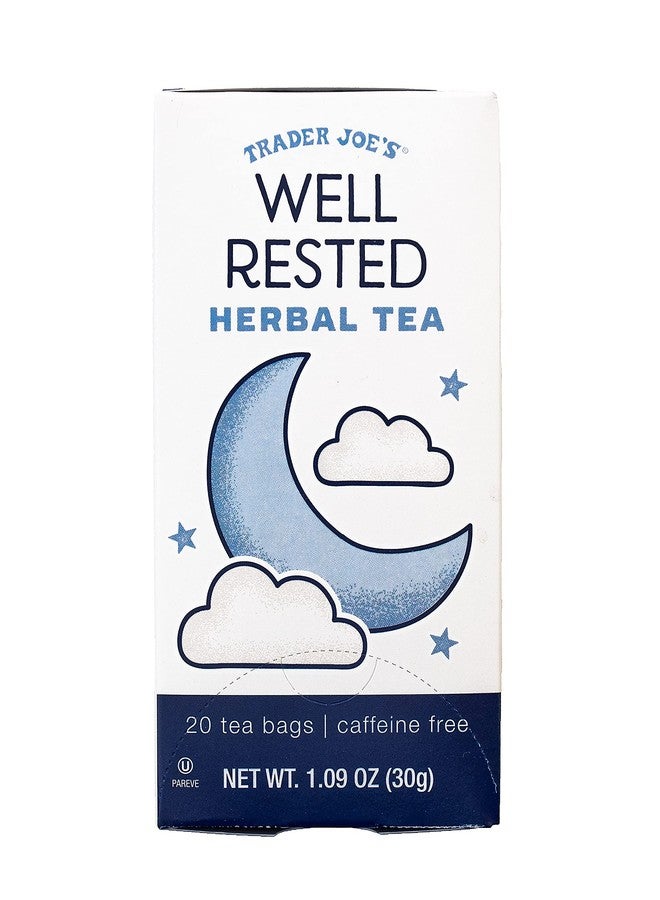 ترايدر جويز شاي أعشاب Trader Joe's Well Rested بدون كافيين، 20 كيسًا - Image 1