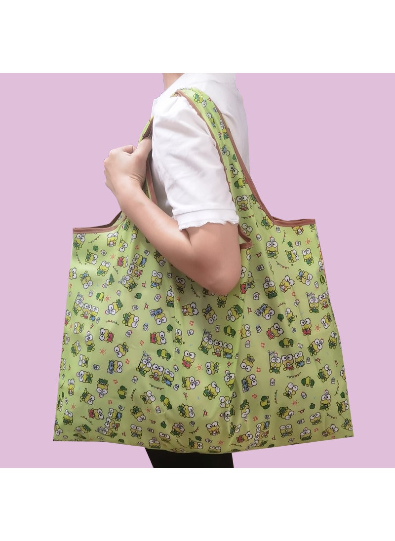 Generic Large Cartoon Foldable Eco-Friendly Shopping Bag Little Frog 