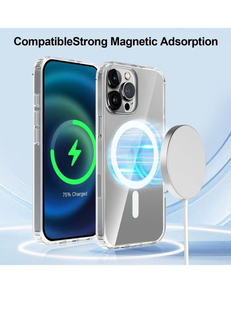 Generic - Back Case Cover With Magsafe for Apple iPhone 16 Pro Max Clear - Image 1
