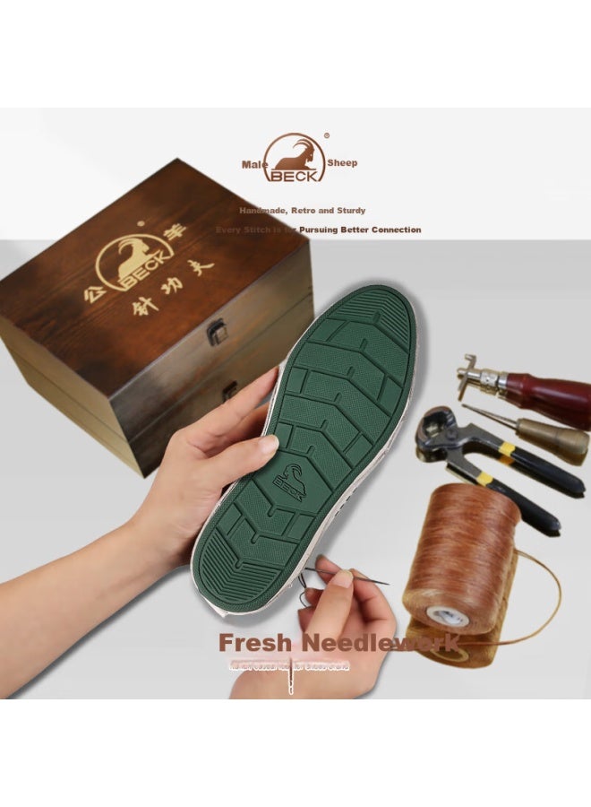 Gongyang Italian Men's Shoes, Genuine Leather Casual Leather Shoes, Autumn And Winter Breathable Men's Sneakers, Slip-on Loafers, Versatile Men's Footwear