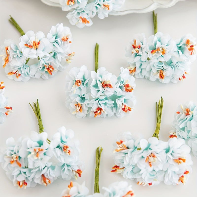 White Cherry Blossom Simulation Festival Decoration For Home Garden Party - Image 5