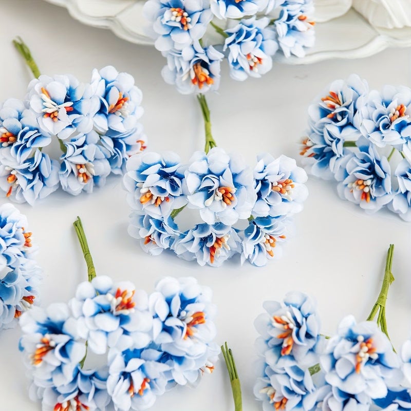 White Cherry Blossom Simulation Festival Decoration For Home Garden Party - Image 2