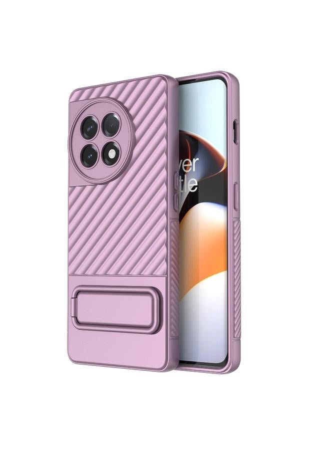 S-TOP Case For OnePlus Ace 2 5G Wavy Texture TPU Phone Case with Lens Film - Image 1