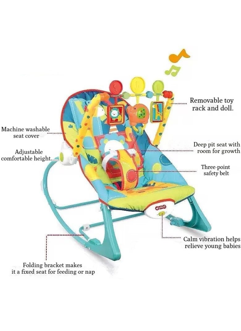 Electric Baby Swing with Reclining Function, Comfortable Vibrating Baby Rocker, 3 Point Belt Seat, Cradle, Plush Hanger and Music Box - pzsku/ZA93347300A43A1A77329Z/45/_/1721461453/0dc31e44-2997-437e-94bd-db03fa937a49