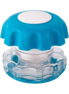 EZY DOSE Crush Pill, Vitamins, Tablets Crusher and Grinder, Effortlessly Crushes Medications into Fine Powder, Features Storage Compartment, Easy-to-Use Design, Color May Vary, Blue, BPA Free