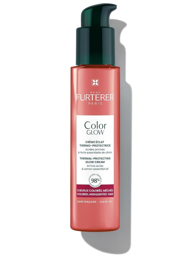 RENE FURTERER PARIS Rene Furterer Color Glow Thermal-Protecting Glow Cream - Amino Acids & Lemon Essential Oil 3.3 fl oz. - Image 1