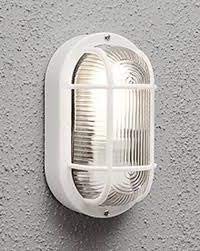M2 Look M2 Look 7 Watts Waterproof Outdoor Bulkhead Wall Spot Light Pack of 2 Pieces WhitePlastic  - Image 2