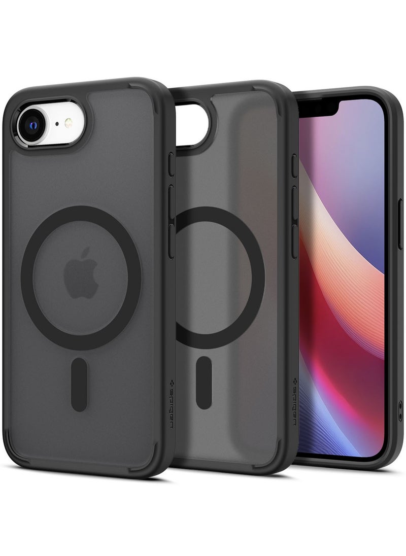 Spigen Ultra Hybrid MagFit for iPhone 16e Case Cover with MagSafe (2025) - Frost Black  - Image 1