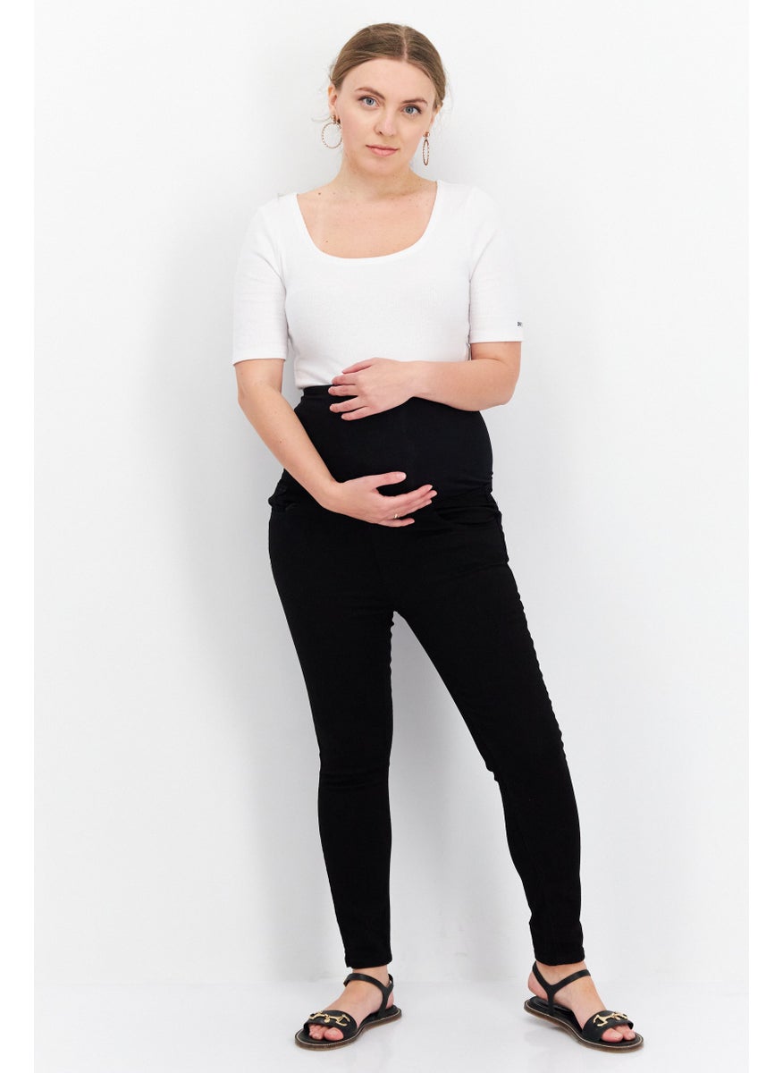 Cotton On Maternity Cropped Skinny Fit Jean, Black  - Image 2