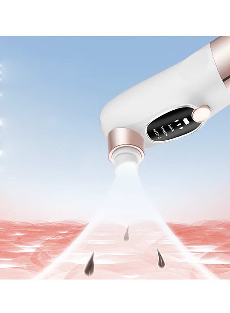 Generic Blackhead Remover, Pore and Facial Vacuum Cleaner, USB Rechargeable Blue Light Cleaning Tools with 3 Modes and 6 Probes  - Image 2