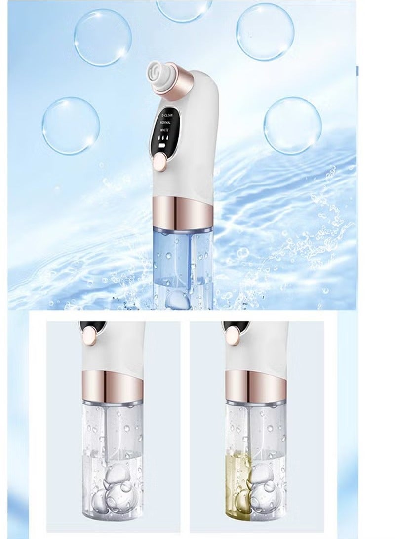 Generic Blackhead Remover, Pore and Facial Vacuum Cleaner, USB Rechargeable Blue Light Cleaning Tools with 3 Modes and 6 Probes  - Image 3