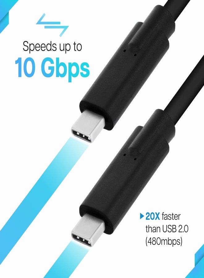 VisionTek كابل VisionTek USB-C إلى USB-C 3.1 الجيل 2 - 100 واط توصيل الطاقة - 10 جيجابت في الثانية - وضع DP البديل - 901524 - Image 3