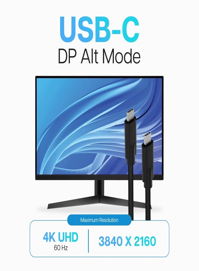 VisionTek كابل VisionTek USB-C إلى USB-C 3.1 الجيل 2 - 100 واط توصيل الطاقة - 10 جيجابت في الثانية - وضع DP البديل - 901524 - Image 5