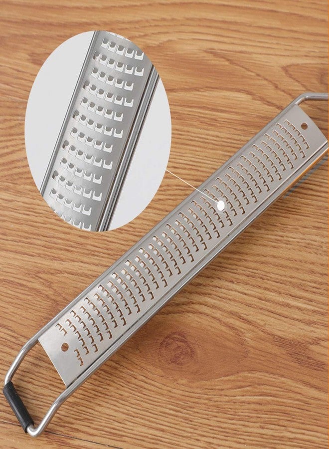 ONESWI Zester Grater- Parmesan Cheese, Lemon, Citrus, Chocolate, Ginger, Garlic, Nutmeg, Hand Held Grater, Stainless Steel Cheese Grater, Multi-purpose Kitchen Food Grater, Dishwasher Safe - Image 3
