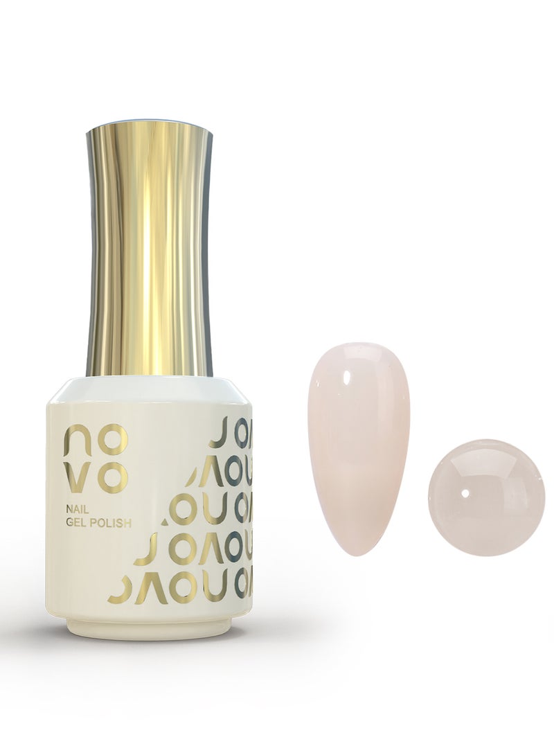 نوفو طلاء أظافر جل 5 في 1، جل أظافر متعدد الوظائف، جل بناء وتقوية الأظافر المعالج بالأشعة فوق البنفسجية وLED، جل أظافر يدوم طويلاً للاستخدام المنزلي - 15 مل - Image 1