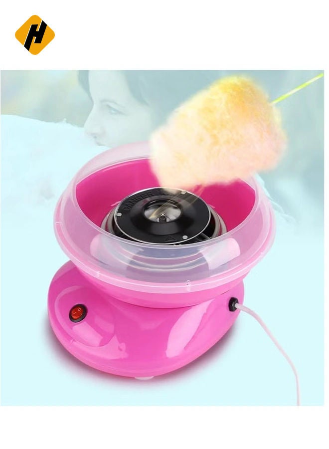 HuHa Cotton Candy Machine,450W Mini Electric Maker, DIY Sugar Floss Machine, Suitable for Parties, Cookouts, or Just a Special Surprise!(Pink)  - Image 3