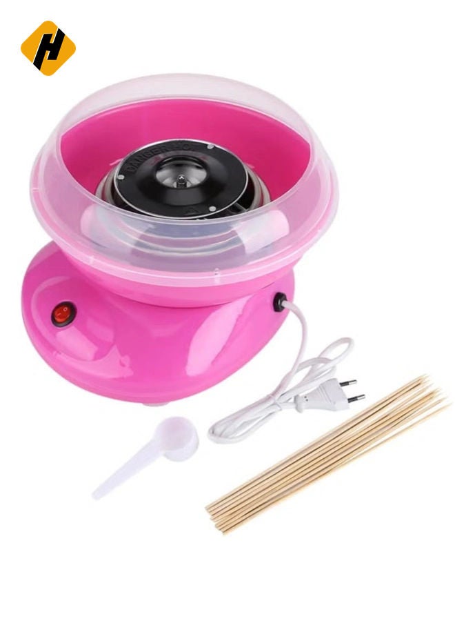 HuHa Cotton Candy Machine,450W Mini Electric Maker, DIY Sugar Floss Machine, Suitable for Parties, Cookouts, or Just a Special Surprise!(Pink)  - Image 2