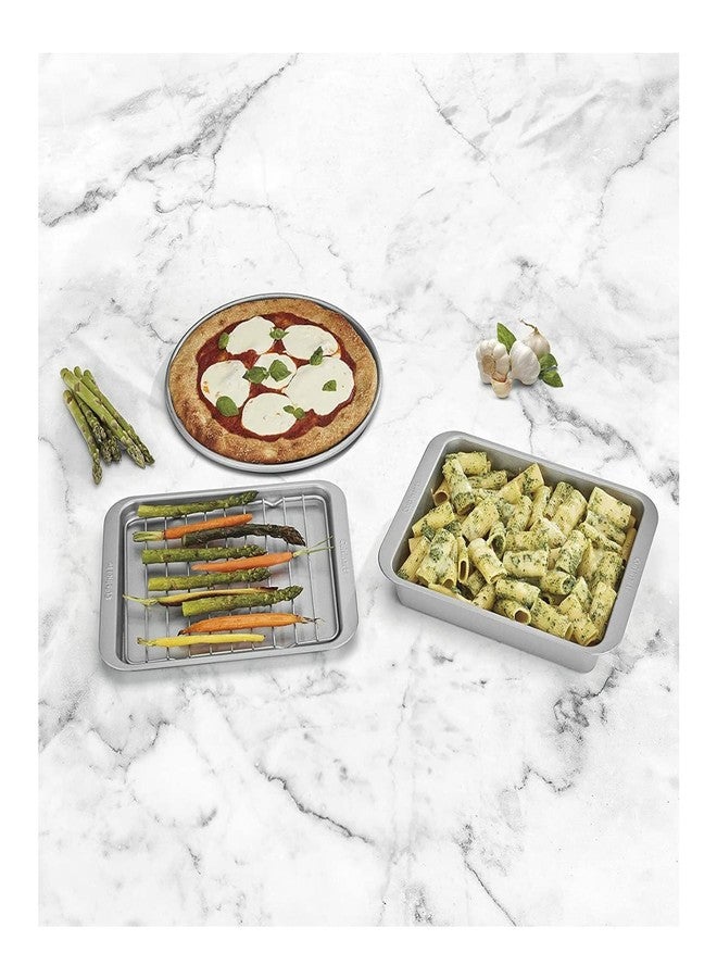 Cuisinart AMB-TOB4 Toaster Oven Baking Pan 4-Pc Set,Silver - Image 2