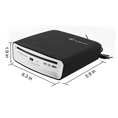 OAUW USB External Car Universal CD Player USB Connection Portable CD Player for Car Android Navigation/TV/MacBook pro/Laptops Desktops with Plug and Play - Image 5