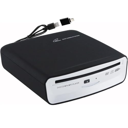 OAUW USB External Car Universal CD Player USB Connection Portable CD Player for Car Android Navigation/TV/MacBook pro/Laptops Desktops with Plug and Play - Image 1