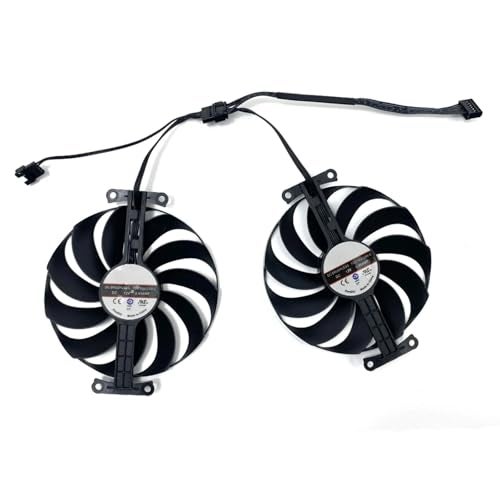 LTANDBR 2PCS 95mm 7PIN T129215SU FDC10U12S9-C 12V 0.5A RTX3070 3060Ti مروحة تبريد بطاقة الرسوميات لأسوس جيفورس RTX 3060 Ti 3070 دوال OC - Image 4