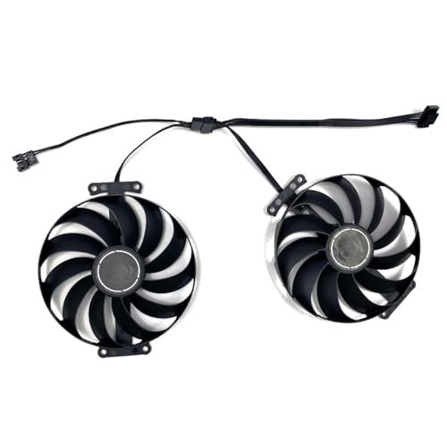 LTANDBR 2PCS 95mm 7PIN T129215SU FDC10U12S9-C 12V 0.5A RTX3070 3060Ti مروحة تبريد بطاقة الرسوميات لأسوس جيفورس RTX 3060 Ti 3070 دوال OC - Image 2