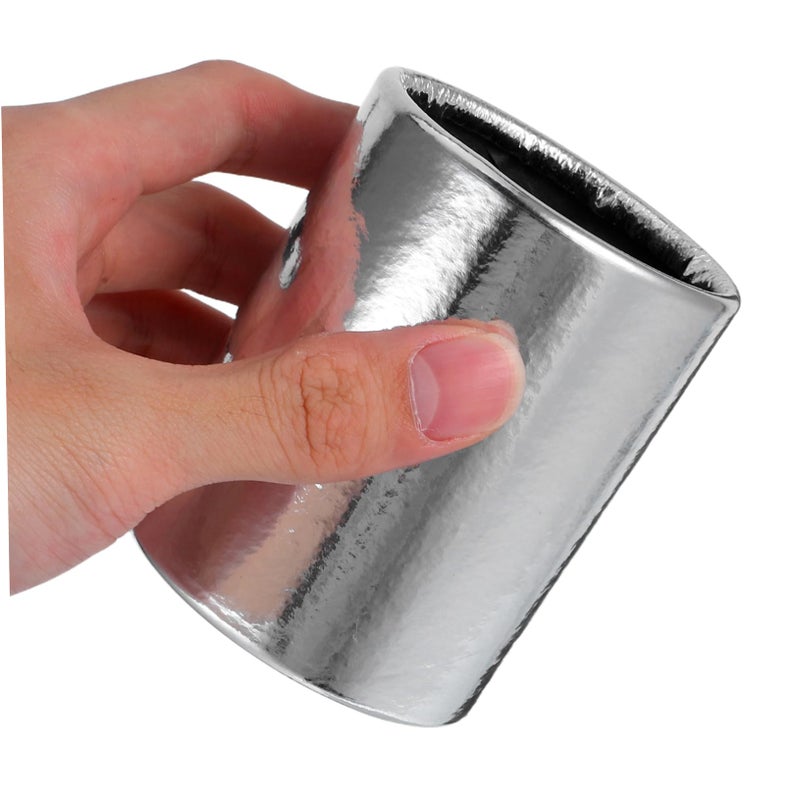 Silver Mini Hug Bucket Flower Boxes For Bouquet Arrangements Floral Gift Packaging For Weddings Birthdays - Image 5