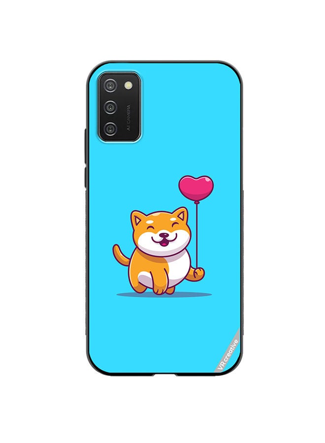 VR CREATIVE Protective Case Cover For Samsung Galaxy A02s Cute Dog Design Multicolour - Image 1