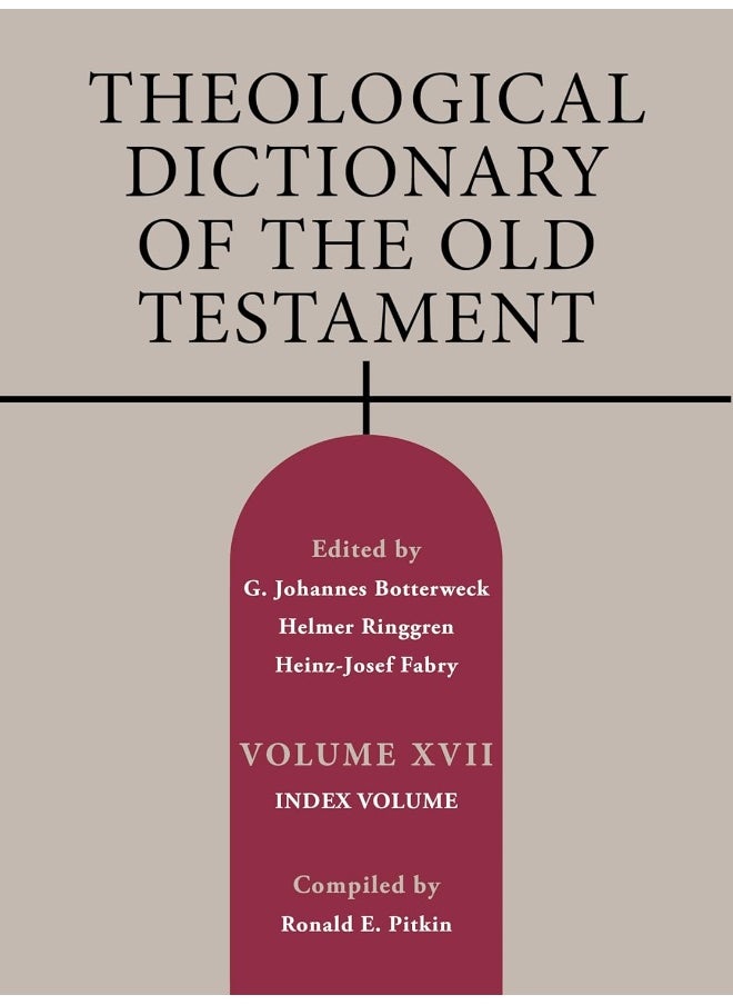 null - Theological Dictionary of the Old Testament, Volume XVII: Index Volume Volume 17 - Image 1