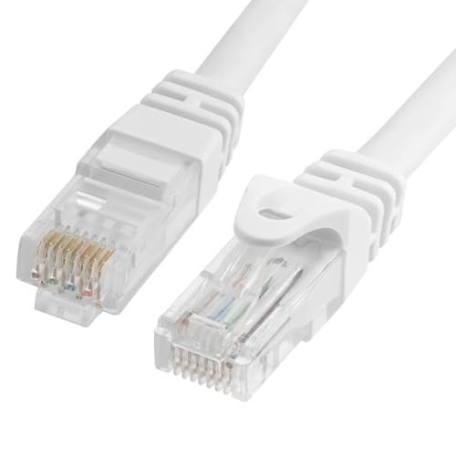 Cmple - CAT 6 500MHz UTP ETHERNET LAN Network Cable -50 FT White - Image 1
