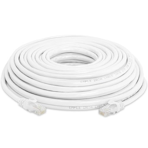 Cmple - CAT 6 500MHz UTP ETHERNET LAN Network Cable -50 FT White - Image 2