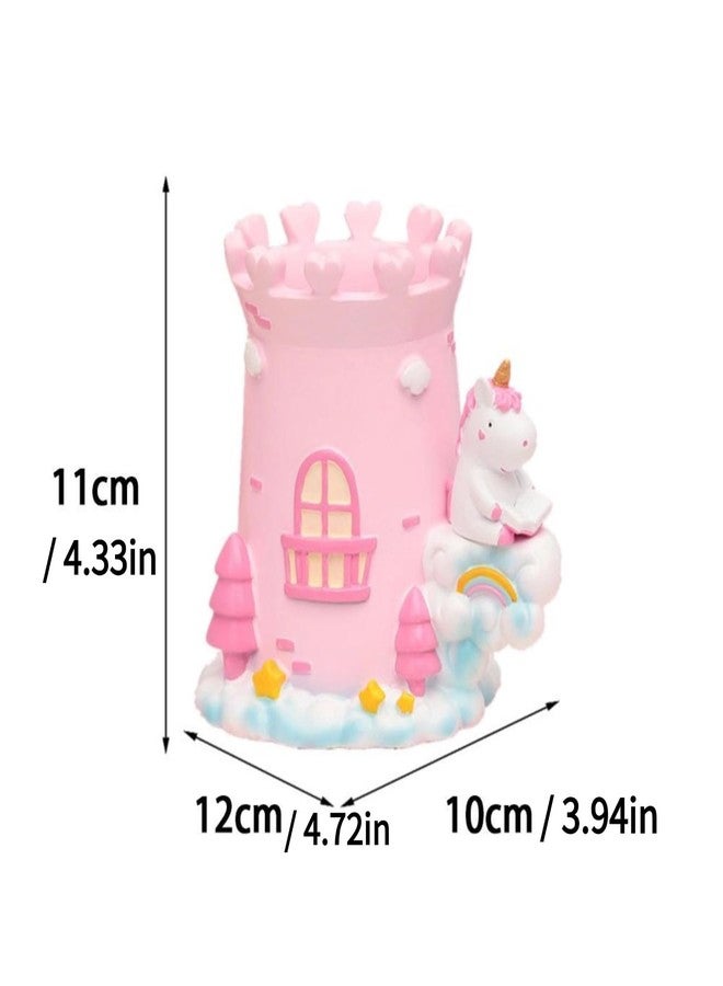 Eujgoov Pen Pencil Holder Desktop Pencil Organizer Decoration for Office Makeup Brush Storage Cup for Bathroom Kitchen Girls Women - Image 2