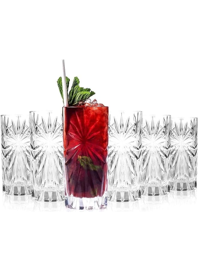 Rcr Oasis Crystal Hi-Ball Cocktail Water Tumblers Gl, Clear, 7.6 X 7.6 X 19 Cm - Image 4