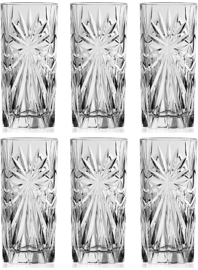 Rcr Oasis Crystal Hi-Ball Cocktail Water Tumblers Gl, Clear, 7.6 X 7.6 X 19 Cm - Image 3