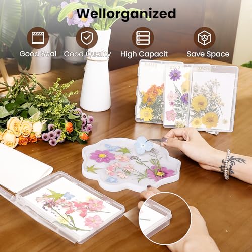 Aboofx 4PCS Dried Flower Storage Set with Blotting Paper, Ziplock Bag and Desiccant, Flower Preservation Kit - Good Seal, High Capacity to Keep Flowers Color and Dry (6.3 x 4.3 inch) - Image 4