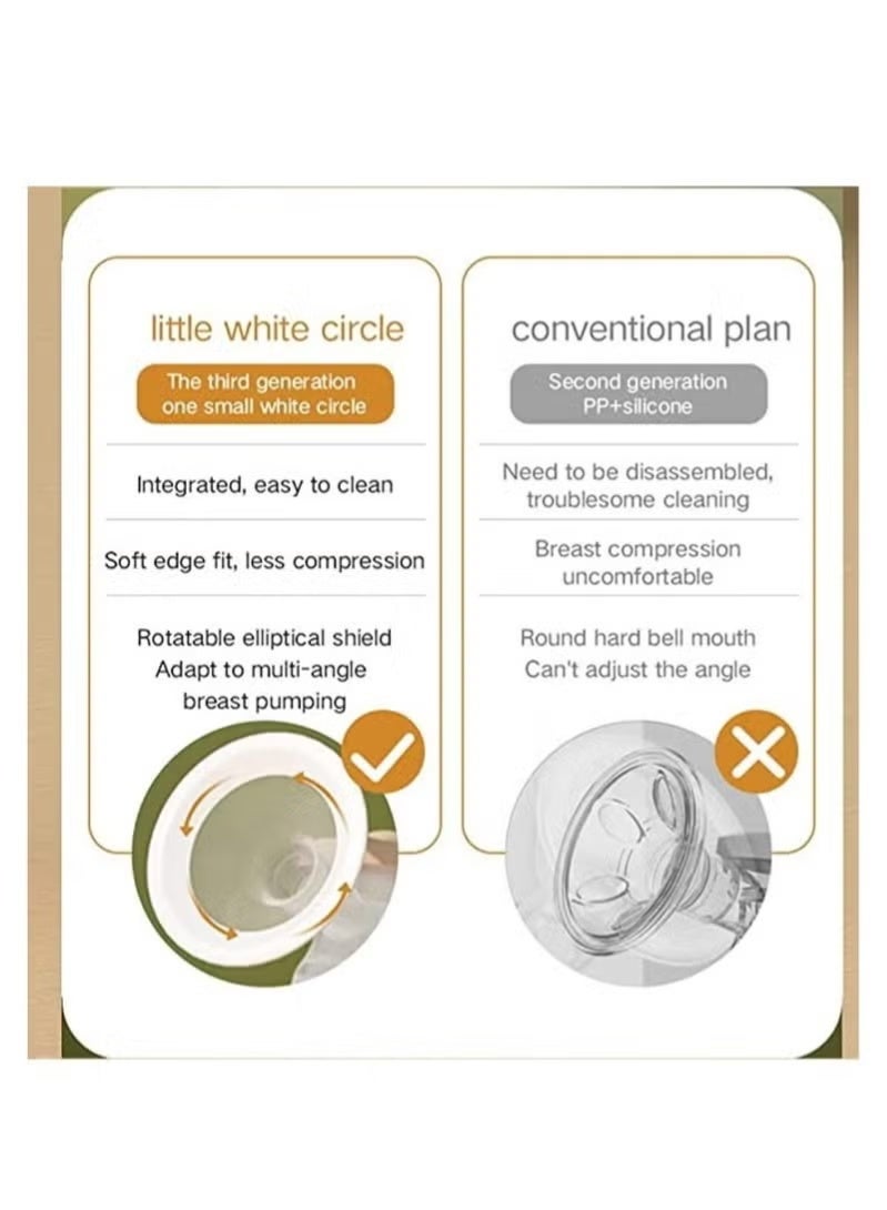 Filly Electric Double Breast Pump with Lactation Function Wearable Hands Free Electric Automatic Breastfeeding Breast Pump - Image 4