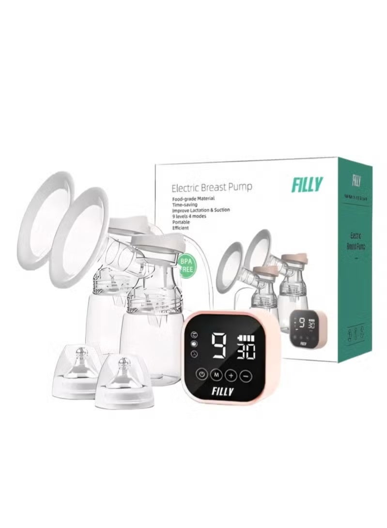 Filly Electric Double Breast Pump with Lactation Function Wearable Hands Free Electric Automatic Breastfeeding Breast Pump - Image 1