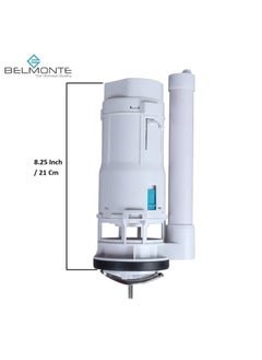 Vardhman Ceramics Vardhman Ceramics Belmonte 825 Inch 21 cm Dual Flush SiphonFlush ValveFlush Tank Fittings for Single PieceOne Piece Western CommodeToiletEWC 8 Inch  - Image 2
