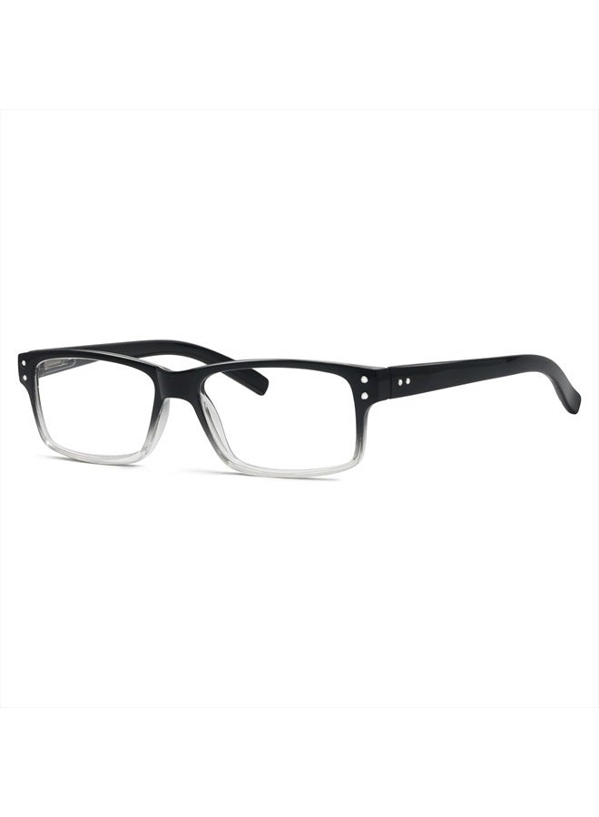 Eyekepper نظارات قراءة عتيقة للرجال بإطار أسود شفاف مع مفصلات زنبركية - Image 1
