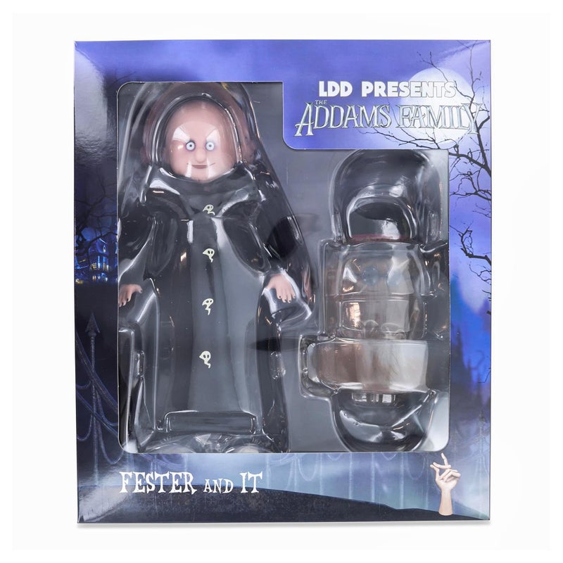Mezco Living Dead Dolls Addams Family Uncle Fester  IT Doll Set - Image 3