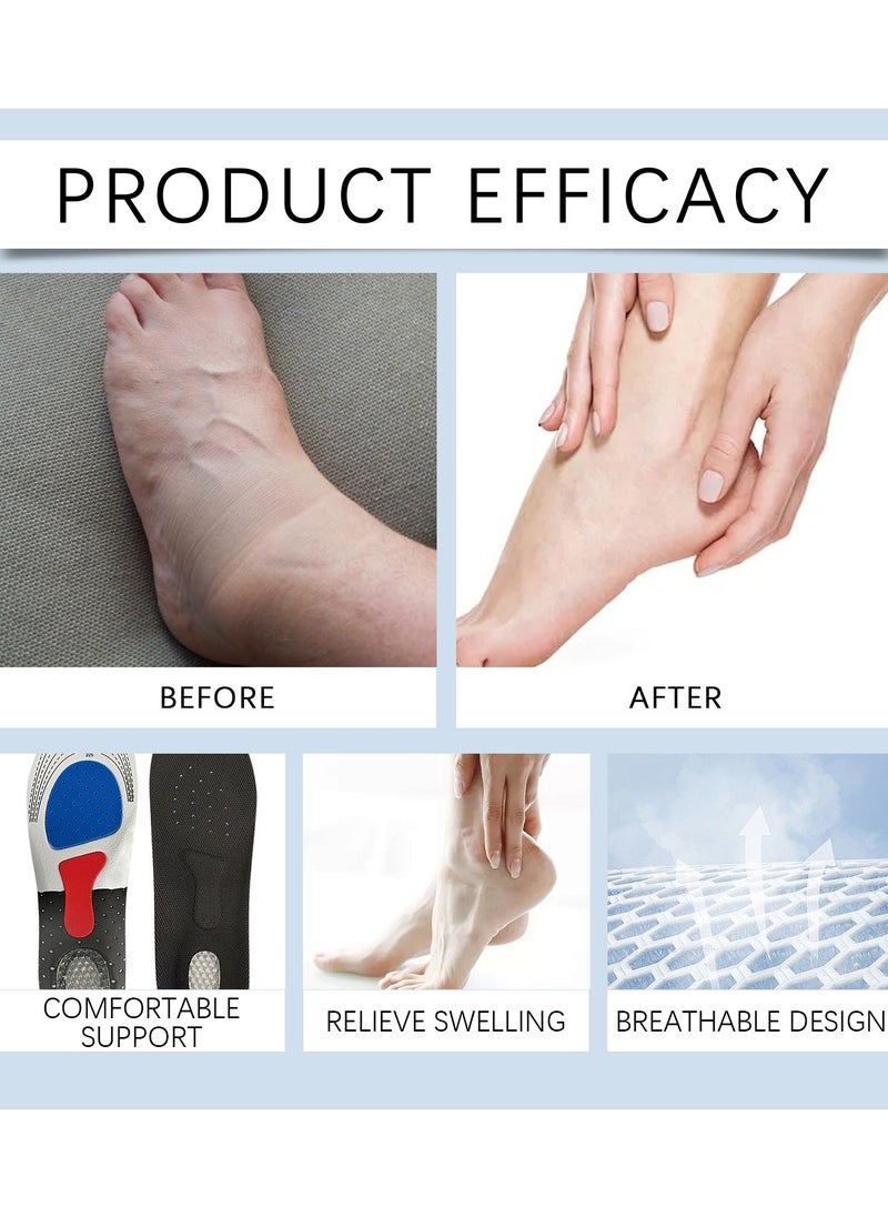 Houkea Foot Care Insoles for Daily Use and Sports with Comfort, Massage, Lightweight and Breathable Design  - Image 4