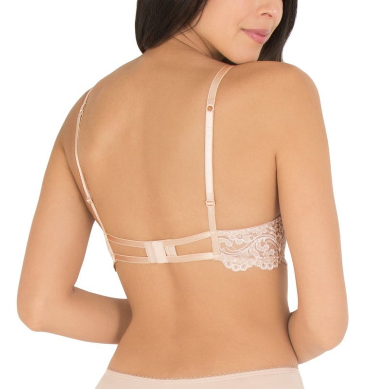 Smart & Sexy womens Signature Lace Push-up Bra, In The Buff, 36B - Image 3