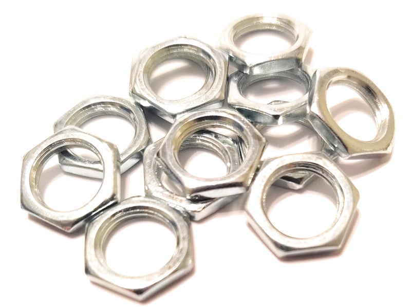 Axegrinderz 12 pack Quality US Thread 3/8 inch x 32 Potentiometer Nuts for Guitar Pots or Jacks - Image 5