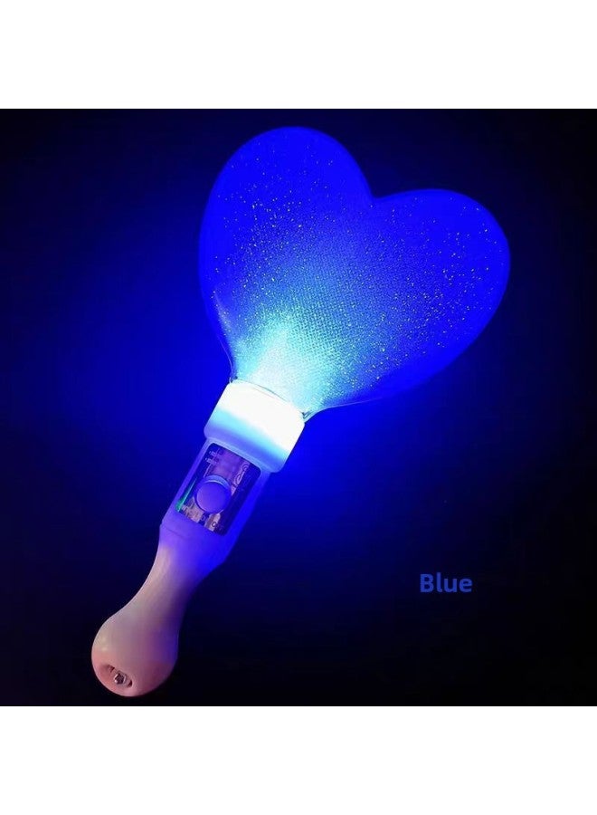 Short Flash Stick Love Stick Five-pointed Star Stick Short Luminous Stick Toy Concert Light Stick Can Be Advertised-Color:(Blue) Short Love Light Stick - Image 1