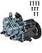 BRCatWPark Aluminum Transmission Gearbox with Metal Internal Gears and Bearings Upgrades Part for 110 TRX4 TRX6 RC Crawler Car2 Speed Transmission GearboxTitaniumBlack - Image 2