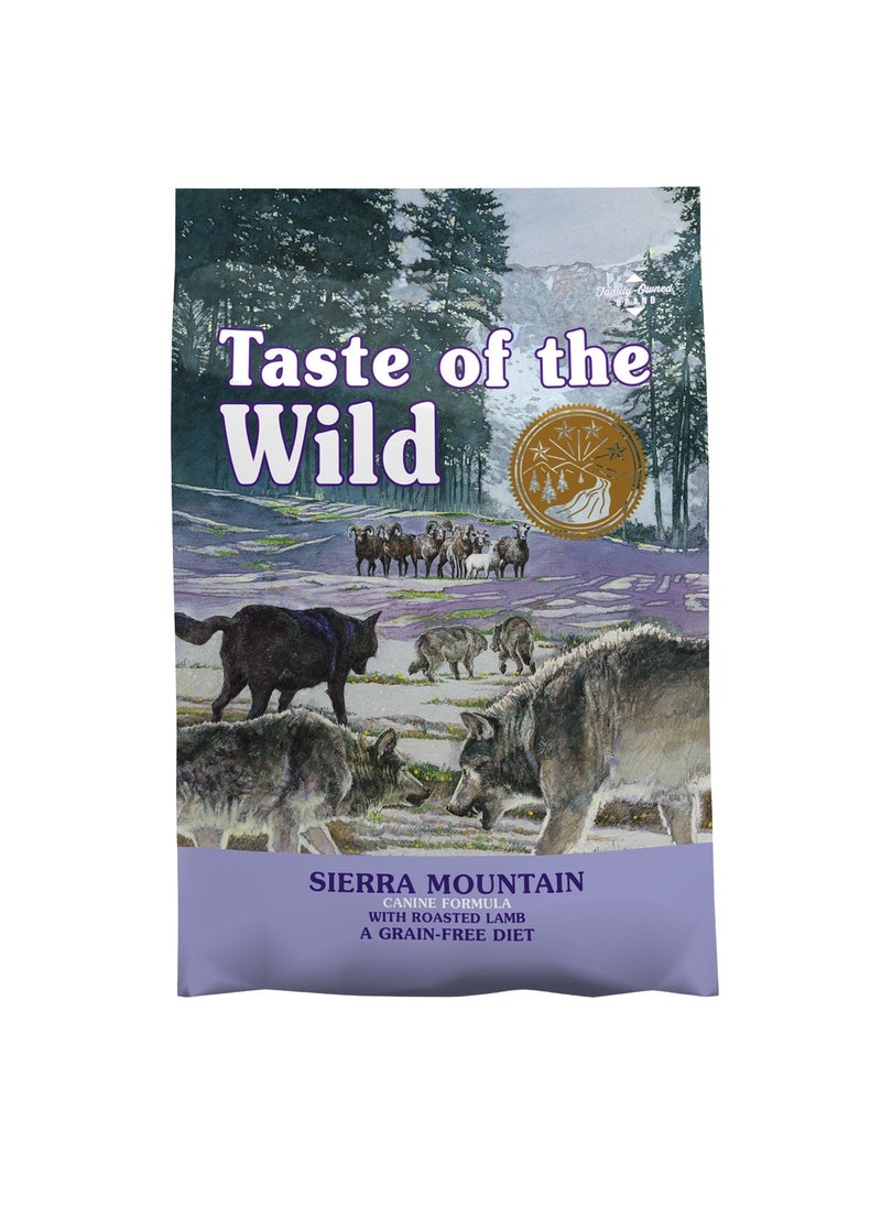 Taste of the Wild - Sierra Mountain Canine Recipe With Roasted Lamb Dry Dog Food 2kg - Image 1